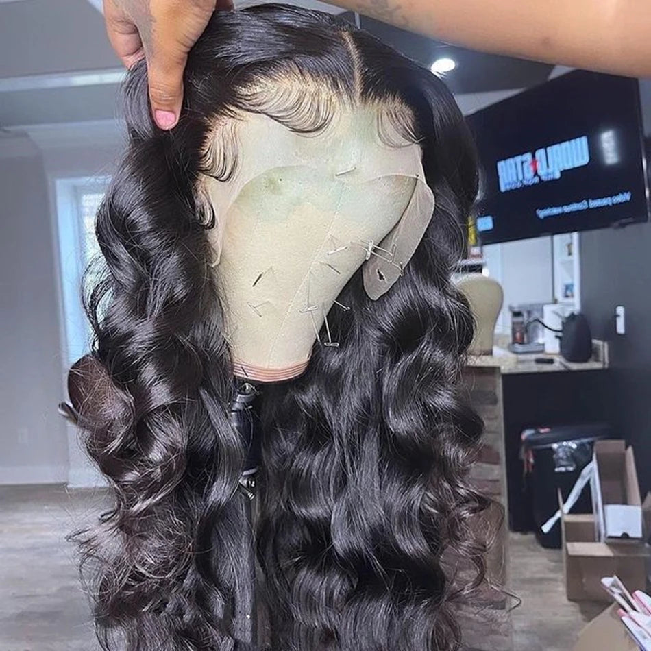 Lux 360 Full Lace Body Wave Wigs for Women - Glueless Human Hair in 30"-34" with 13x4 & 13x6 Loose Deep Wave Frontal